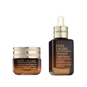 Estée Lauder Advanced Night Repair Powerful Nighttime Renewal Set | Serum   Eye Gel-Creme Duo with Hyaluronic Acid & Peptides | Hydrating & Anti-Aging