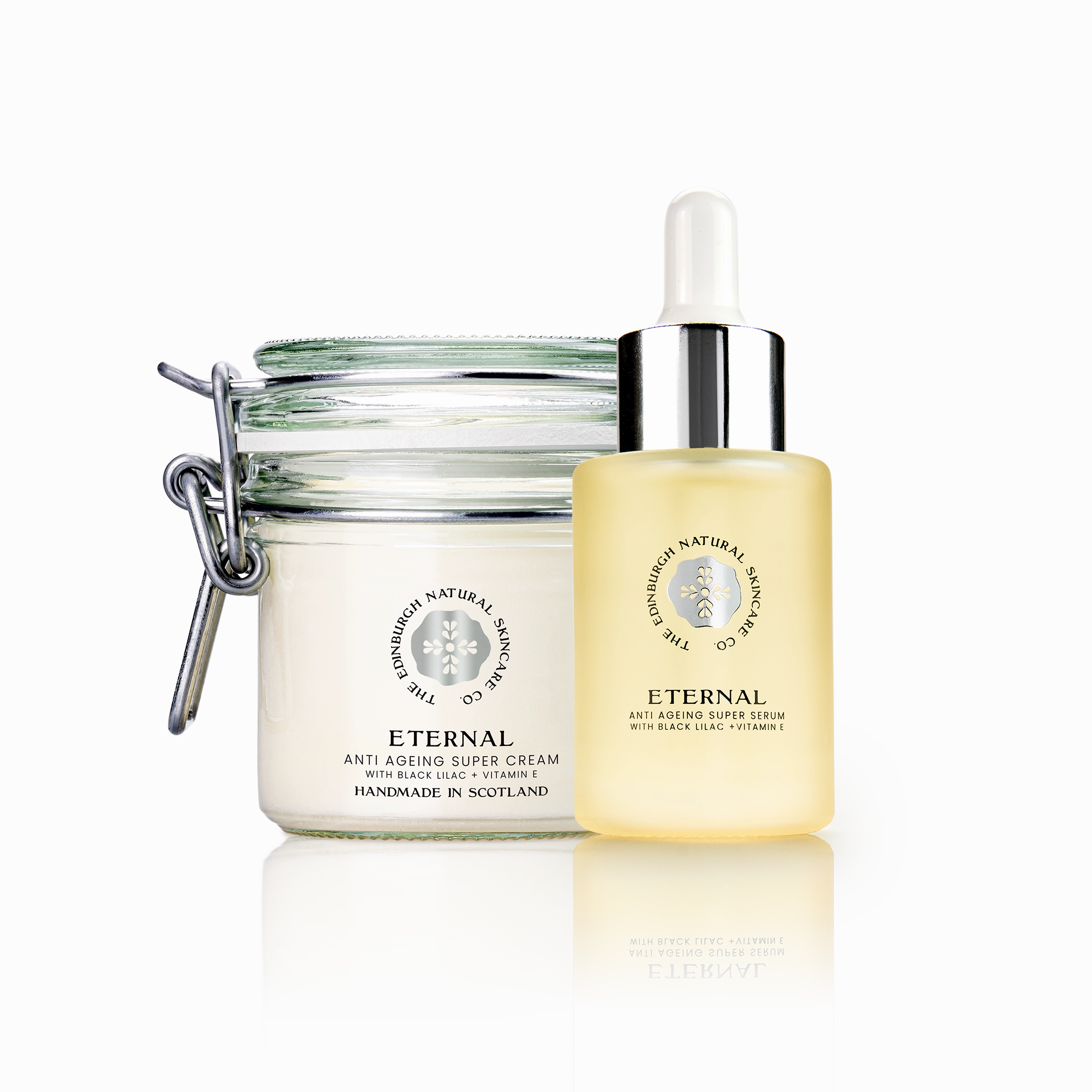 Eternal Anti-Ageing Face Cream And Face Serum Bundle.