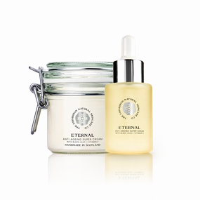 Eternal Anti-Ageing Face Cream And Face Serum Bundle.