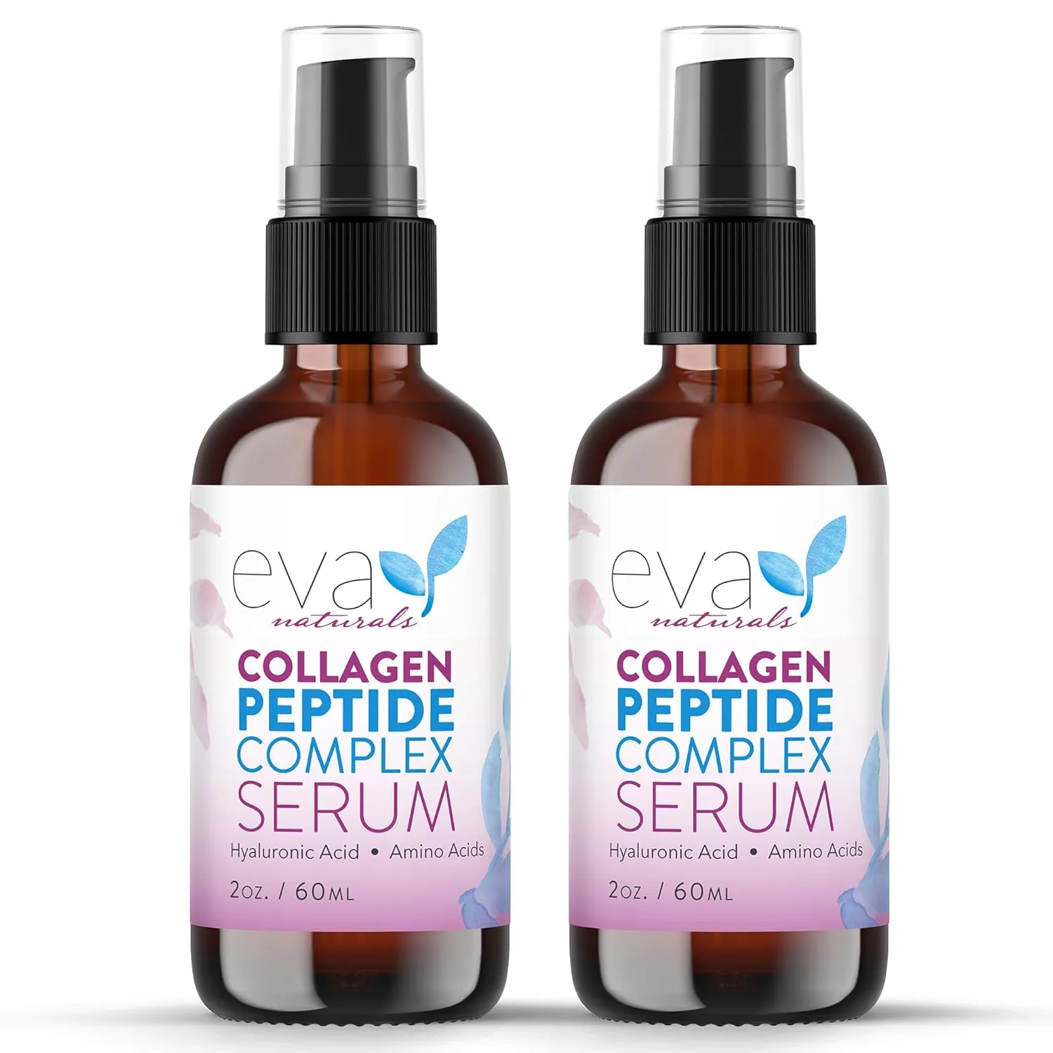 Eva Naturals Collagen Peptide Serum - Anti-Aging, Dark Spot Corrector, Skin Hydrator, Unisex, 2 oz