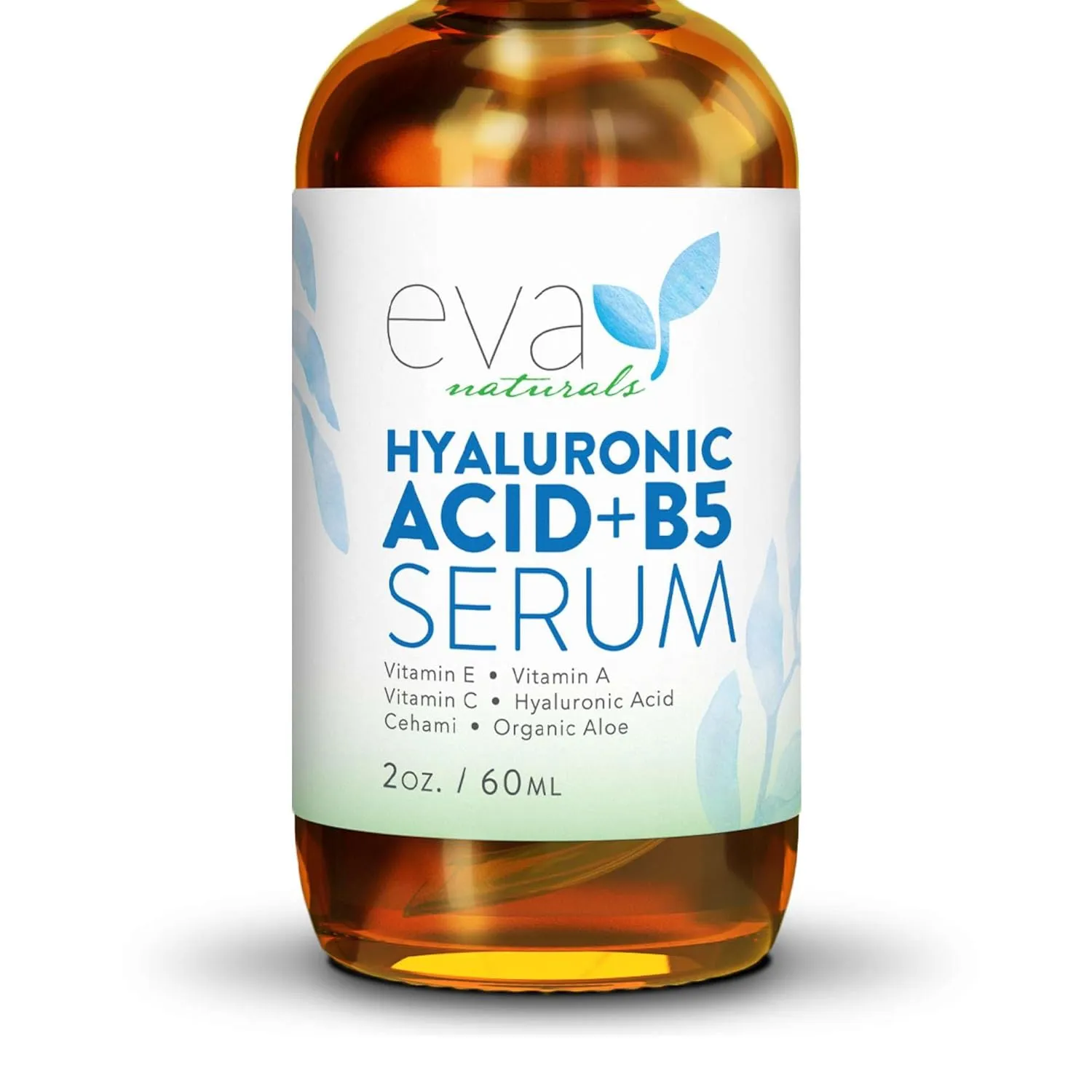 Eva Naturals Hyaluronic Acid   B5 Serum - Deeply Hydrating and Moisturizing for All Skin Types, Unisex