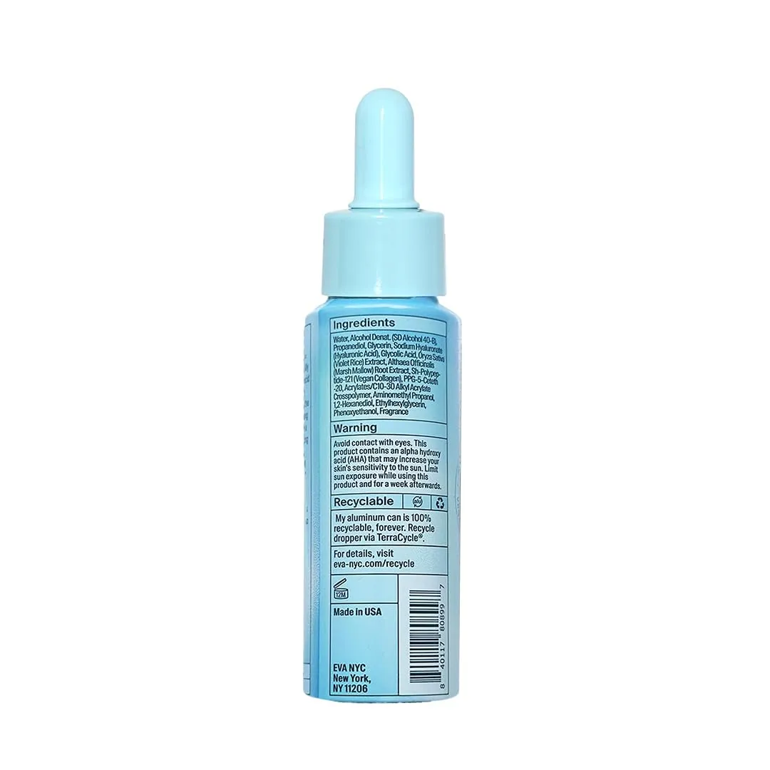 Eva NYC H2-Whoa Hydrating 3-in-1 Scalp Serum, Infused with Hyaluronic Acid and Glycolic Acid, 2.0 fl oz
