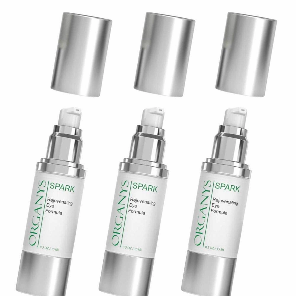 Eye Cream For Dark Circles, Under Eye Bags & Fine Lines. Reduces The Look of Puffiness, Wrinkles, Crow’s Feet Tired Puffy Eyes. Natural Day & Night Repair Serum (3-PACK) (3-PACK (0.5 oz each))