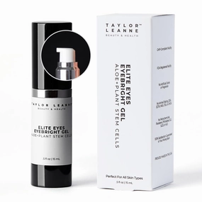 Eye Firming Serum Advanced Formula with Stem Cells Aloe Peptide - Anti Aging Reduce Wrinkles Fine Lines Dark Circles Undereye Puffy Bag Remover 0.5 oz