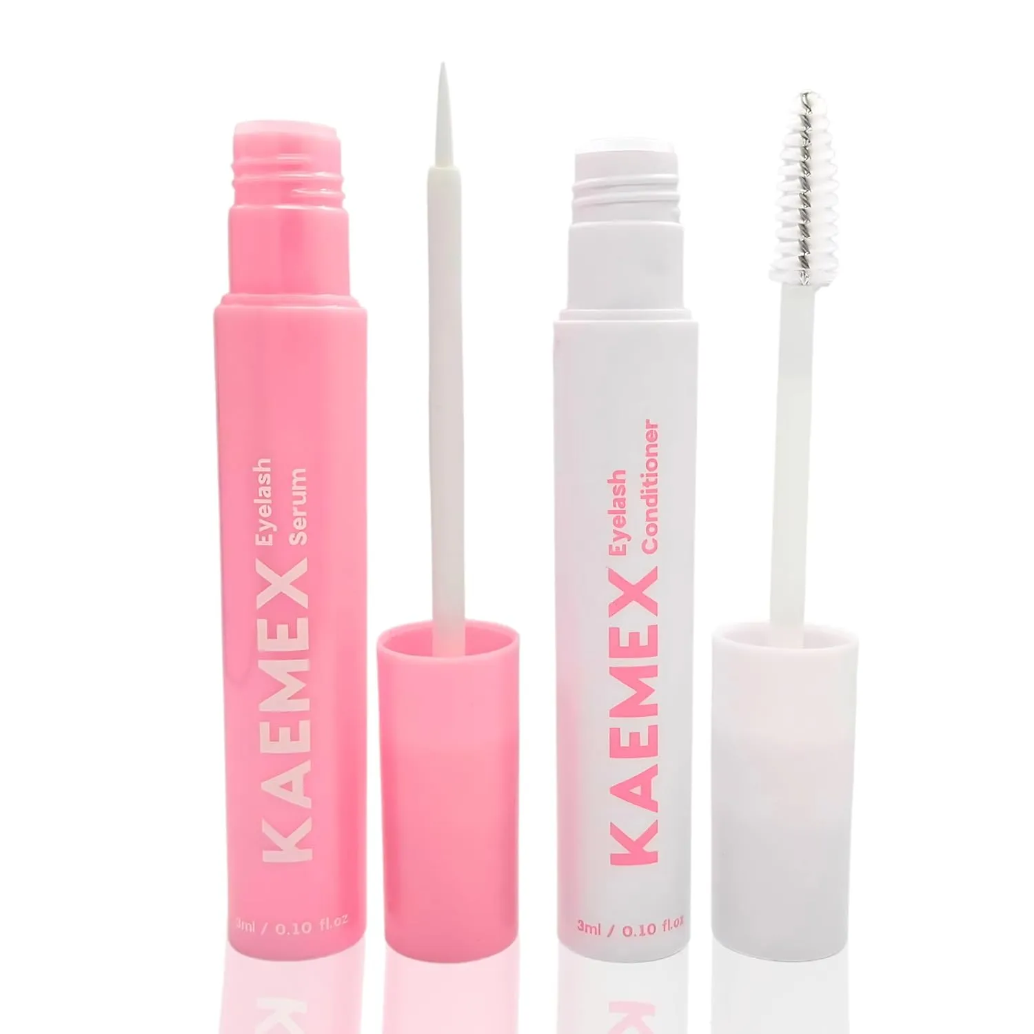Eyelash Growth Serum & Conditioner Set For Longer, Fuller, and Thicker Lashes - Hormone Free for Sensitive Eyes - 3ml Lash Serum   3ml Eyelash Conditioner