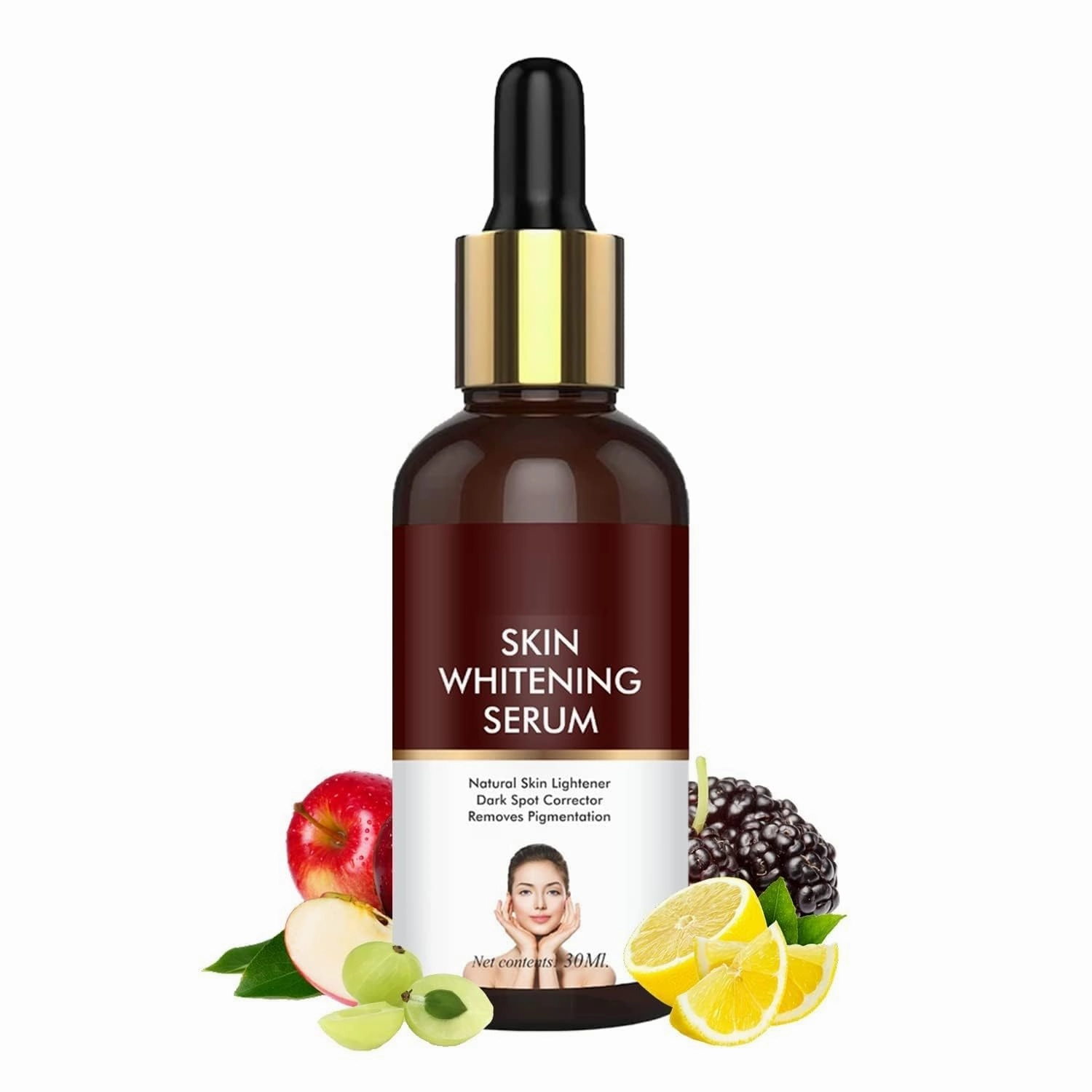 Fa.ce Serum Vitam.in C For Glowing Skin With Hylauronic Acid, Skin & Face Whitening and Brightening Serum For Pigmentation and Dark Spot For Women & Men 30 ml (Pack of 1)