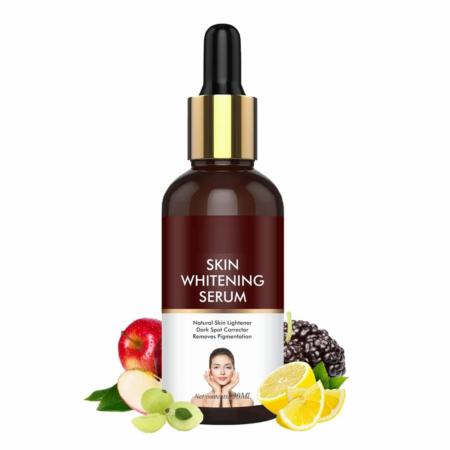 Fa.ce Serum Vitam.in C For Glowing Skin With Hylauronic Acid, Skin & Face Whitening and Brightening Serum For Pigmentation and Dark Spot For Women & Men 30 ml (Pack of 1)