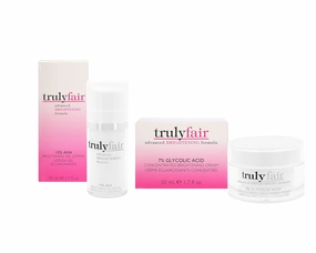 Face Brightening Kit - 7% Glycolic Acid Concentrated Cream 1.7 fl oz & AHA Gel Lotion 1.7 fl oz - Anti-aging Anti-wrinkle - Moisturizer - Hydrating Skincare Kit - Paraben-free - For women