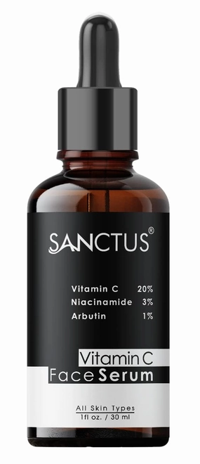 Face Serum 20% Vitamin C For Skin Brightening, Glowing Skin, Ageing & Scar Lightening with 3% Niacinamide & 1% Arbutin