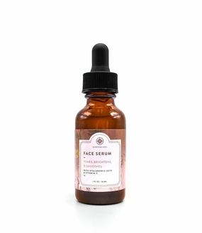 FACE SERUM - Hyaluronic Acid, Aloe Vera, Witch Hazel, Vitamins A, C, & E, Youth Restoring, Brightening Serum for Skin – All Natural Vitamin C Serum for All Skin Types – 1 oz
