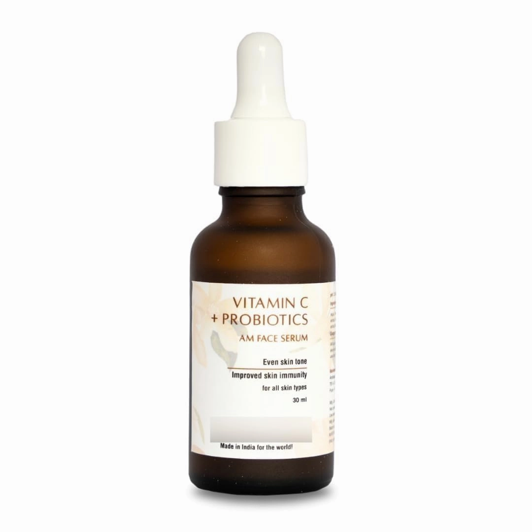 Face Serum | Vitamin C Plus Probiotics | For Improved Skin Immunity & Even Skin Tone | For All Skin Types | 30 ML (Buy 2 Quantity Get 1 Quantity Free)