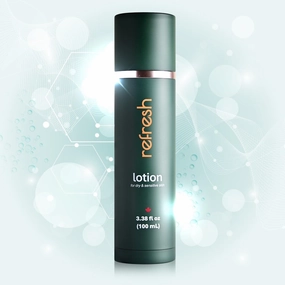 Facial & Body Skincare Lotion 3.38 Fl Oz| Cosmetic Grade High Penetration Serum Moisturizer w/Squalane, Hydrates Dry Sensitive Skin, Non-irritating, Oil-Free| Refillable