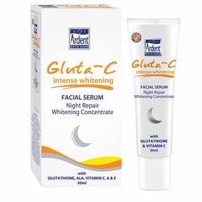 Facial Night Repair Serum, Hydrating Lightweight Non Greasy Skincare with Vitamin C and Shea Butter - 30ml