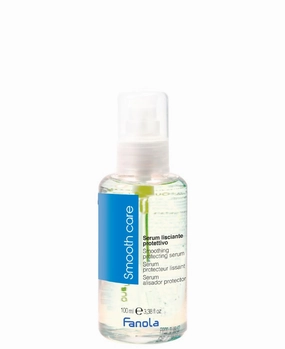 Fanola Hair Smoothing Serum - Anti Frizz Hair Serum with Heat Protection from Straighteners & Hot Tools - Lightweight & Nourishing - Provides Strength & Shine to Dry, Damaged Strands (3.38 Fl oz)