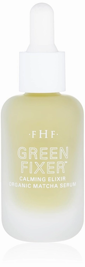 FarmHouse Fresh Green Fixer Peptides Serum, Calming Elixir with Hyaluronic Acid & Organic Matcha, 1 Fl Oz