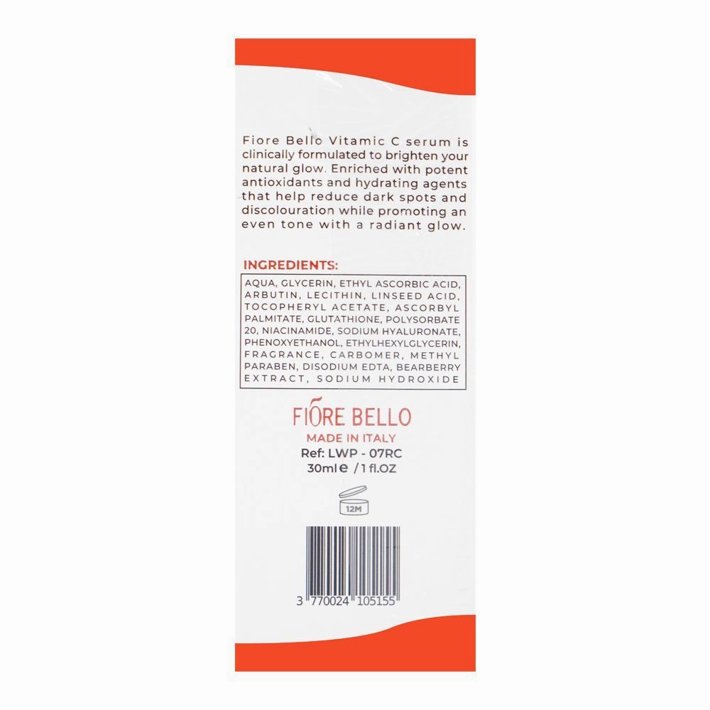 Fiore Bello Brightening Vitamin C Serum, 30ml