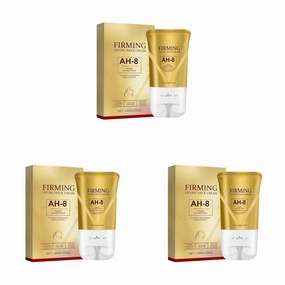 Firming Neck Cream for 𝑪𝒓𝒆𝒑𝒆𝒚 Skin Body Care,Anti-Wrinkle Neck Firming Cream with Roller,Contains Hexapeptide, Moisturizing, Tightening Lotions Cosmetic Skin Care (Gold, 3pc)