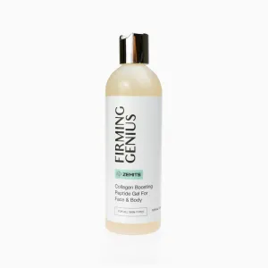FirmingGenius | Conductive Gel - Collagen Boosting Peptide | Hyaluronic Acid, Hazelnut Oil, Sunflower Oil, Vitamin E | Facial & Body Treatments |12 fl oz