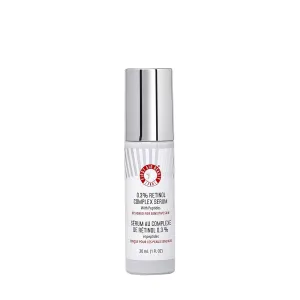 First Aid Beauty - 0.3% Retinol Complex Serum with Peptides, Designed for Sensitive Skin, Helps Visibly Improve Lines and Wrinkles with Less Irritation than Traditional Retinol, Non-Comedogenic, 1 oz
