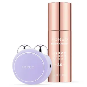 FOREO Firm & Fabulous BEAR mini   Serum Serum Serum 1 Oz Anti aging Starter Kit- Microcurrent Facial Device- Instant Face Lift- Double Chin Eliminator- Facial Skin Care Products- Gift Set- Lavender