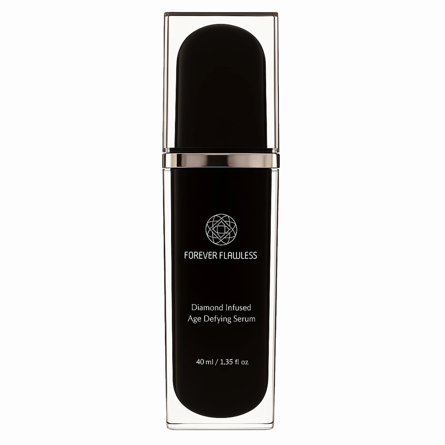 Forever Flawless Diamond Infused Age-Defying Serum - Anti-Aging Serum with Diamond Powder for Smooth, Refreshed Skin- Anti-Wrinkle Serums for Daily Use- Face Glow Serums for Radiant Skin Tone- 1.35 oz