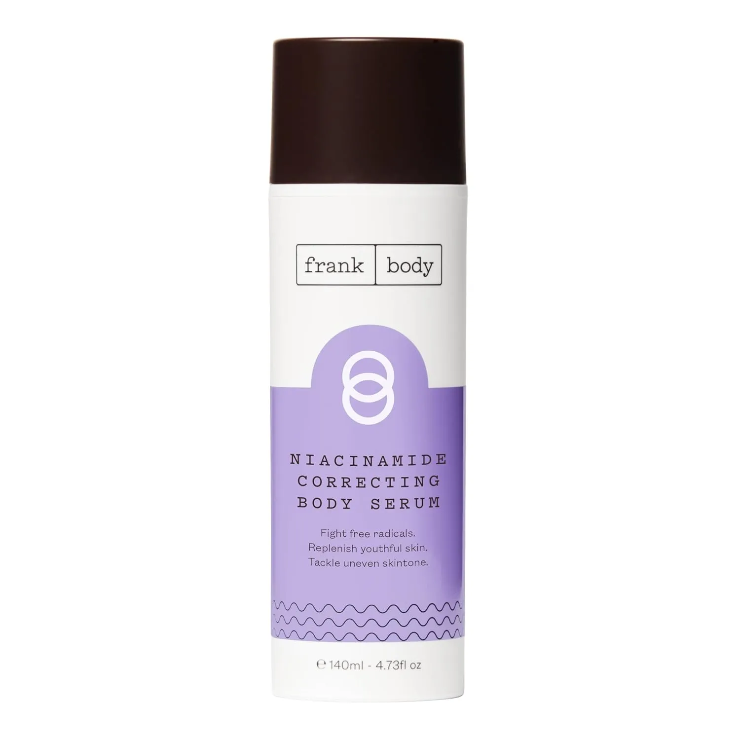 frank body Niacinamide Correcting Body Serum | Vegan, Cruelty Free, Anti-Aging Body Moisturizer | Tackles Uneven Skin with Niacinamide, Superfood Berry Extracts, & Green Tea | 4.43 fl oz / 140 mL
