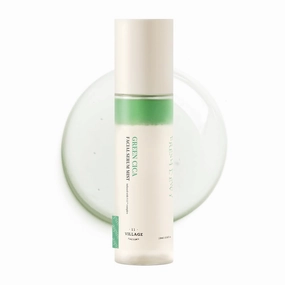 Fresh Dewy Green Cica Facial Serum Mist Korean Face Spray for Deep Hydration Skincare on the Go 3.38 oz