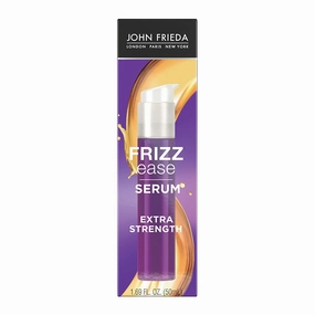 Frizz Ease Extra Strength Hair Serum, Instantly Smooths for Healthy, Hydrated, Frizz-Free Hair, for Thick and Coarse Hair, with Argan, Coconut, and Moringa Oil for Heat Protection, 1.69 Oz