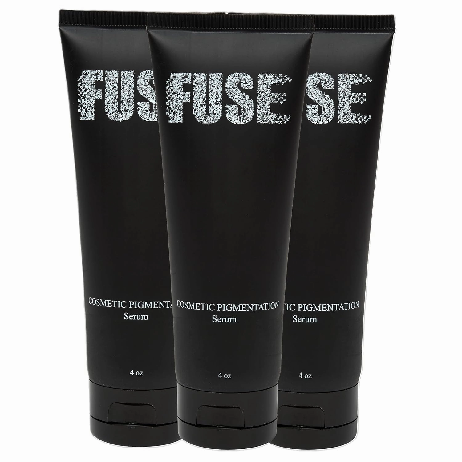 Fuse Scalp Aftercare- Matte lotion for shaved scalps & Scalp Micropigmentation - Anti Shine Formula new and improved - Made in the USA- 4oz (Pack of 3) (All BLACK)