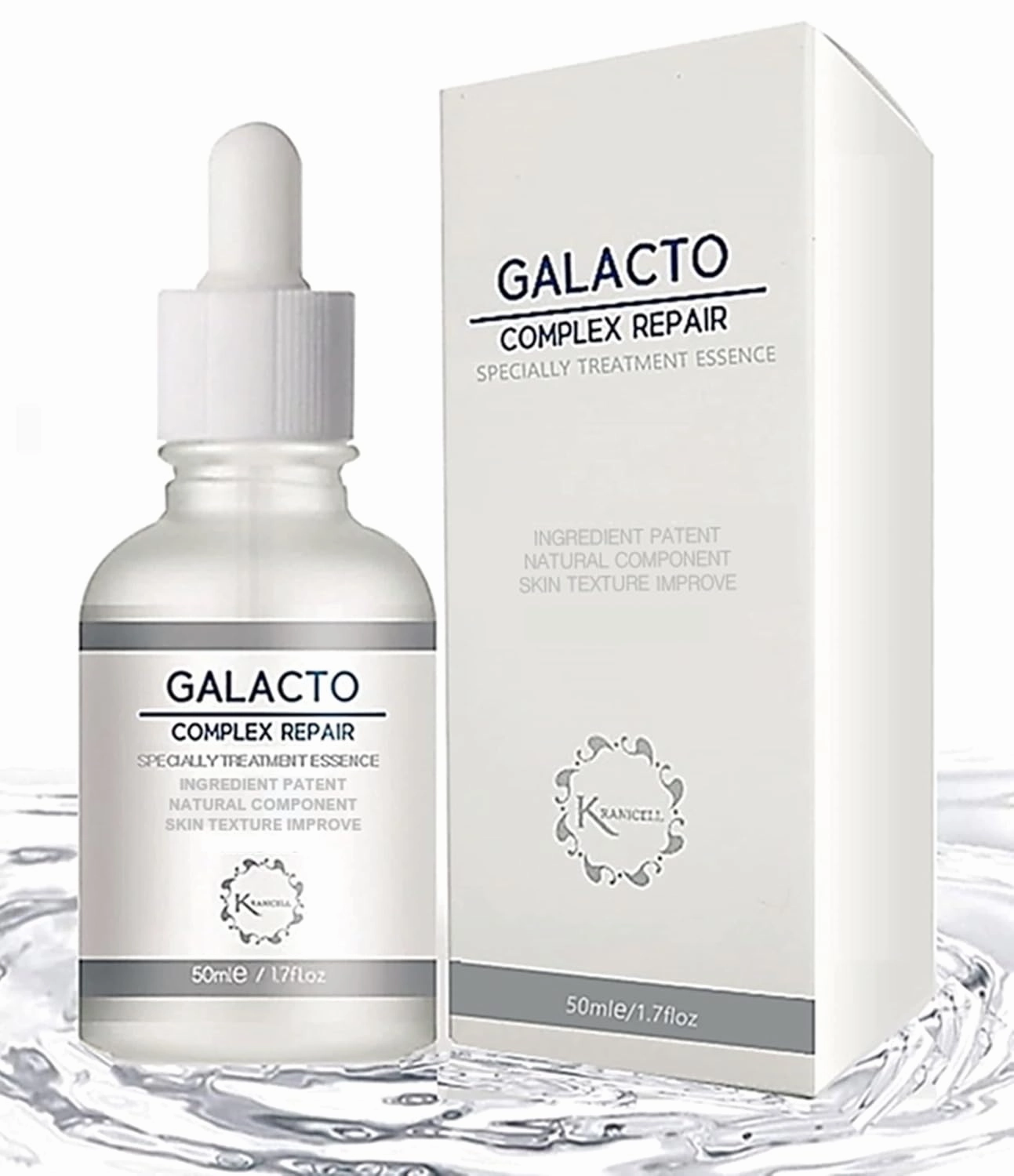 Galactomyces 94%   Niacinamide 4%  Hyaluronic Acid Serum 1.7fl.oz, Facial Essence for Moisturizing, Hydrating, Soothing, Skin Elasticity