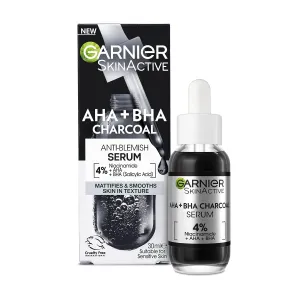 Garnier Skin Niacinamide Charcoal Serum, 30 ml, for Blemish-prone Skin