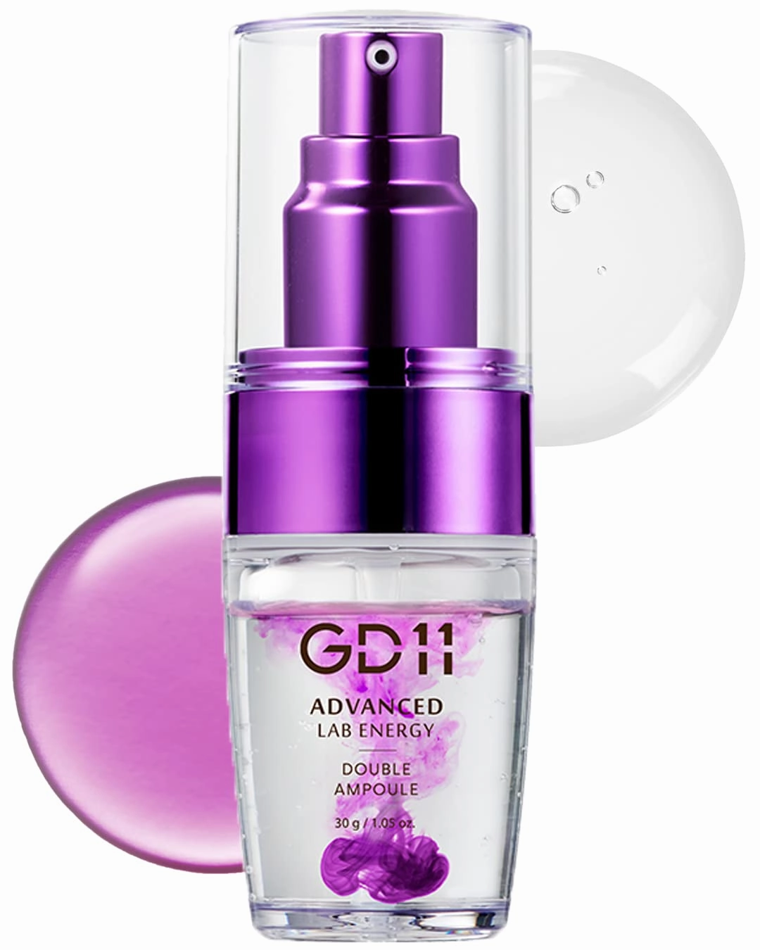 GD11 Advanced Lab Energy Double Ampoule 1.01 fl.oz | Anti-aging Facial Serum with Stem Cell Extract and Hyaluronic Acid | Hydrating Serum for Skin Regeneration | Restore Elasticity and Reduce Wrinkles