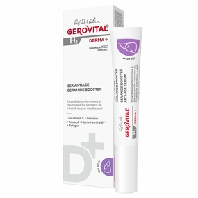 GEROVITAL DERMA  Ceramide Booster Anti Aging Facial Serum, Anti Wrinkle Face Moisturizer, 15 ml