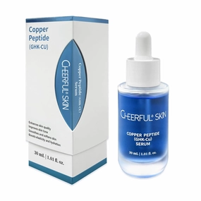 GHK-Cu Copper Peptide Serum - Anti Aging Face Serum for Skin Firming, Wrinkle Reduction, Hydration & Collagen Boosting, 30ml(1 fl oz)
