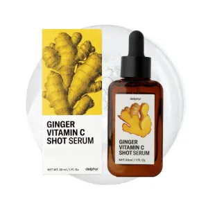 Ginger Vitamin C Shot Serum | Daily brightening serum with Ginger Extract & Vitamin C | Targets dark spots and dullness | Korean vegan skincare for all skin types
