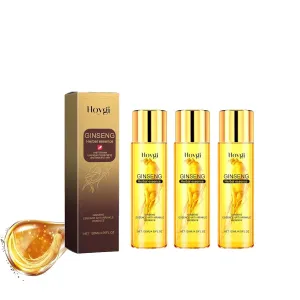 Ginseng Extract Peptide Anti Wrinkle Firming, Ginseng Extract Anti Wrinkle Original Essence Oil, Anti Collagen Loss, Ginseng Facial Anti Wrinkle Essence (3PC)