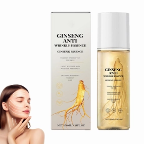 Ginseng Essence Anti Wrinkle Essence, Ginseng Extract Anti Wrinkle Serum, Ginseng Essence Water, for All Skin Types, Skin Firming & Rejuvenation (1PCS)
