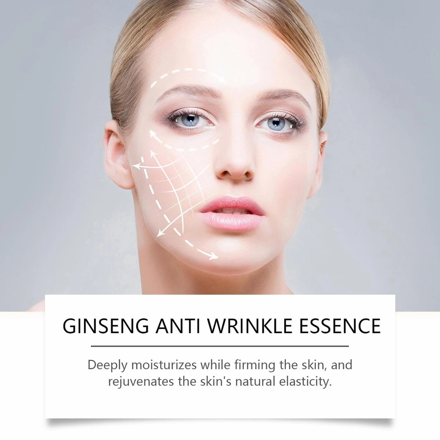 Ginseng Essence Water, Natural Ginseng Anti-Aging Hydrating Essence Water, Ginseng Essence Anti Wrinkle Essence, Ginseng Extract Anti Wrinkle Liquid Serum, Moisture & Wrinkle Care for Skin (100g, 3PC)