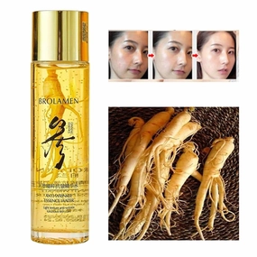 Ginseng Gold Polypeptide Anti-Aging Essence, Ginseng Extract Anti Wrinkle Essence Water Firms sagging skin and softens fine lines, Luxurious ginseng facial anti-wrinkle essence (1pc)