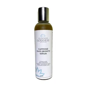 Glimmer Goddess Organic Caffeine Hair Loss Hair Growth Stimulating Serum - Naturally Slows Hair Loss Helps Generate New Hair