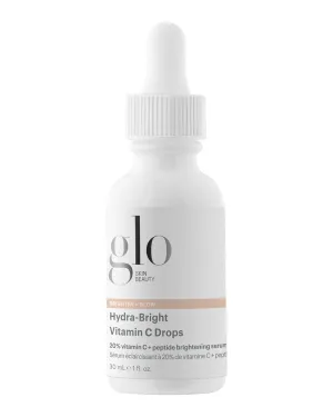 Glo Skin Beauty Hydra-Bright Vitamin C Drops - 20% Vitamin C   Peptide Brightening Serum - Formerly Daily Power C  Serum
