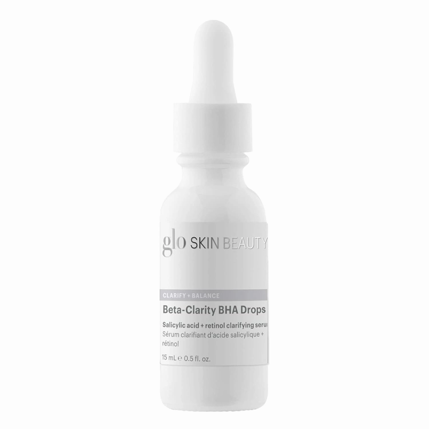 Glo Skin Beauty Beta-Clarity BHA Drops, Travel Size - Salicylic Acid   Retinol Clarifying Serum, Helps Refine & Rebalance for a Clearer, Brighter Complexion