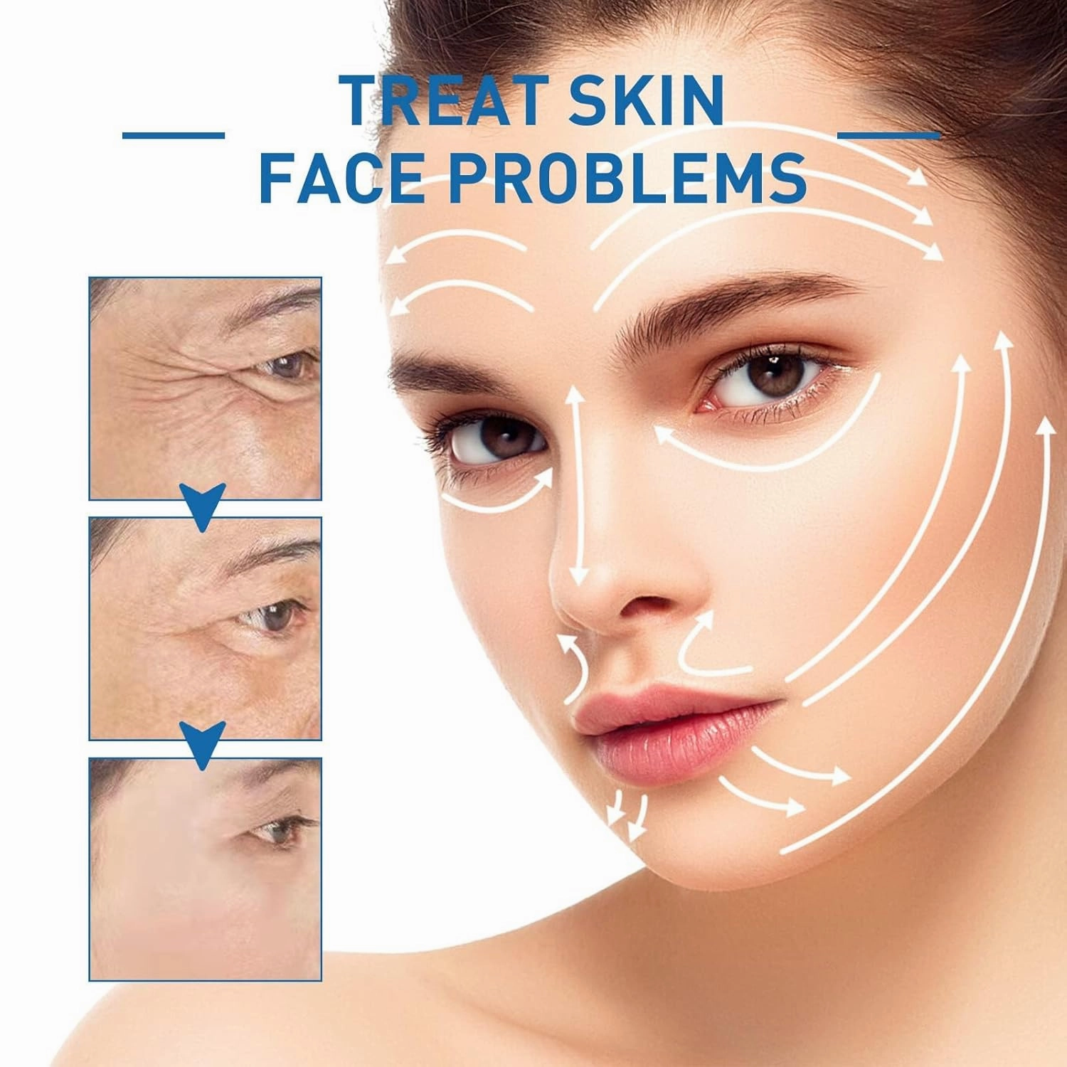 Glorx Btx Face Serum, Glorx Rx Btx Face Serum, Glorx Btx in a Bottle Instant Face Tightening, Glorx Facial Btx Anti Aging Serum, Retinol Age-Defying Moisturizer Collagen Serum-5pcs