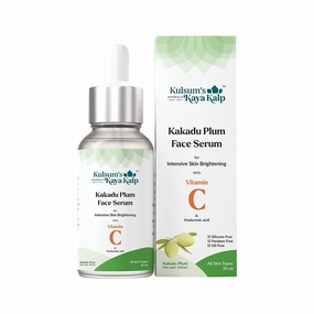 Glovy Herbals Kakadu Plum Face Serum For Intensive Skin Brightening With Vitamin C, For Men & Women, 30ml, 1.01 Fl Oz