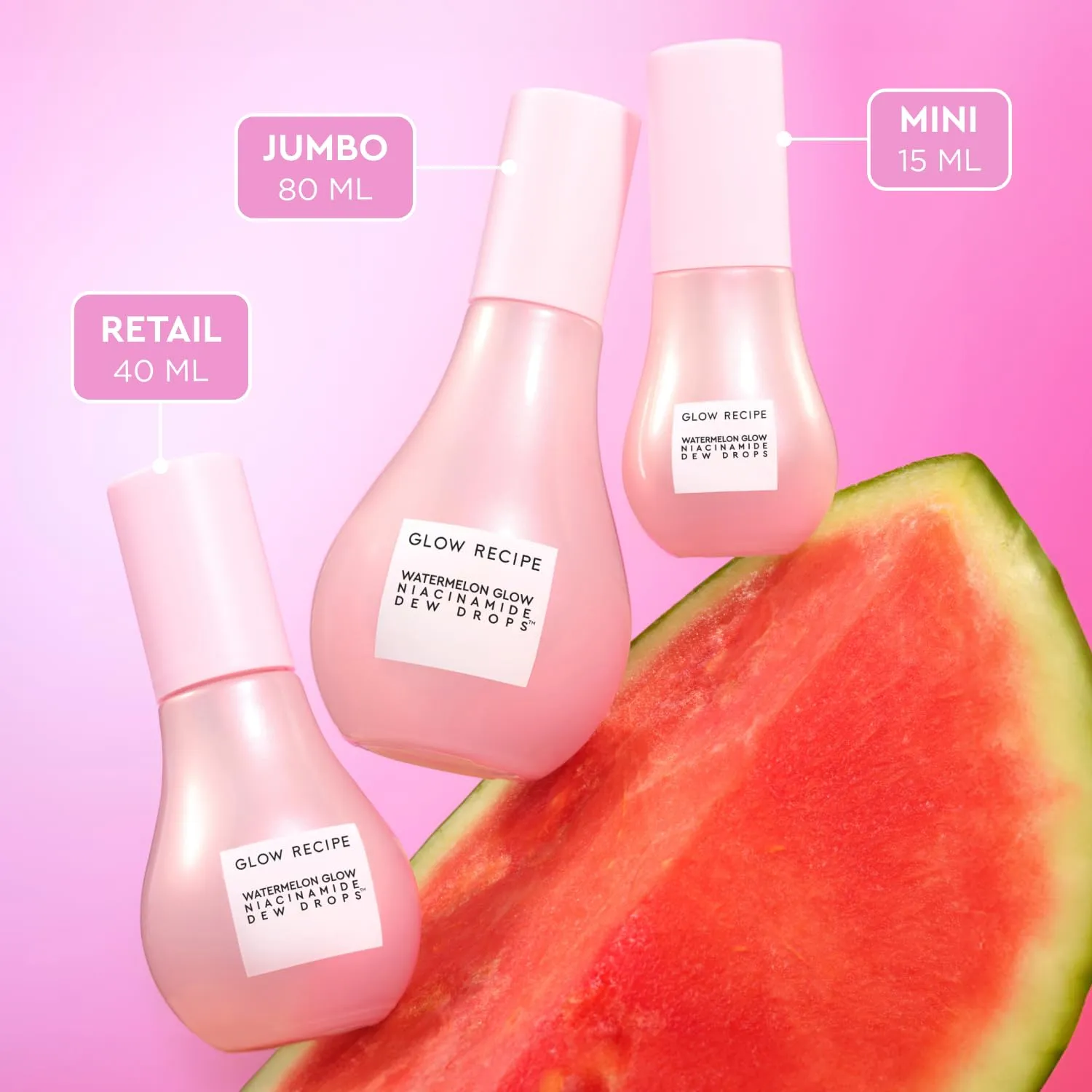 Glow Recipe Niacinamide Dew Drops Face Serum - Hydrating Korean Skincare & Illuminating Makeup Primer for Dewy, Glass Skin - Hyaluronic Acid Serum for Brightening, Plumping & Highlighting (40ml)
