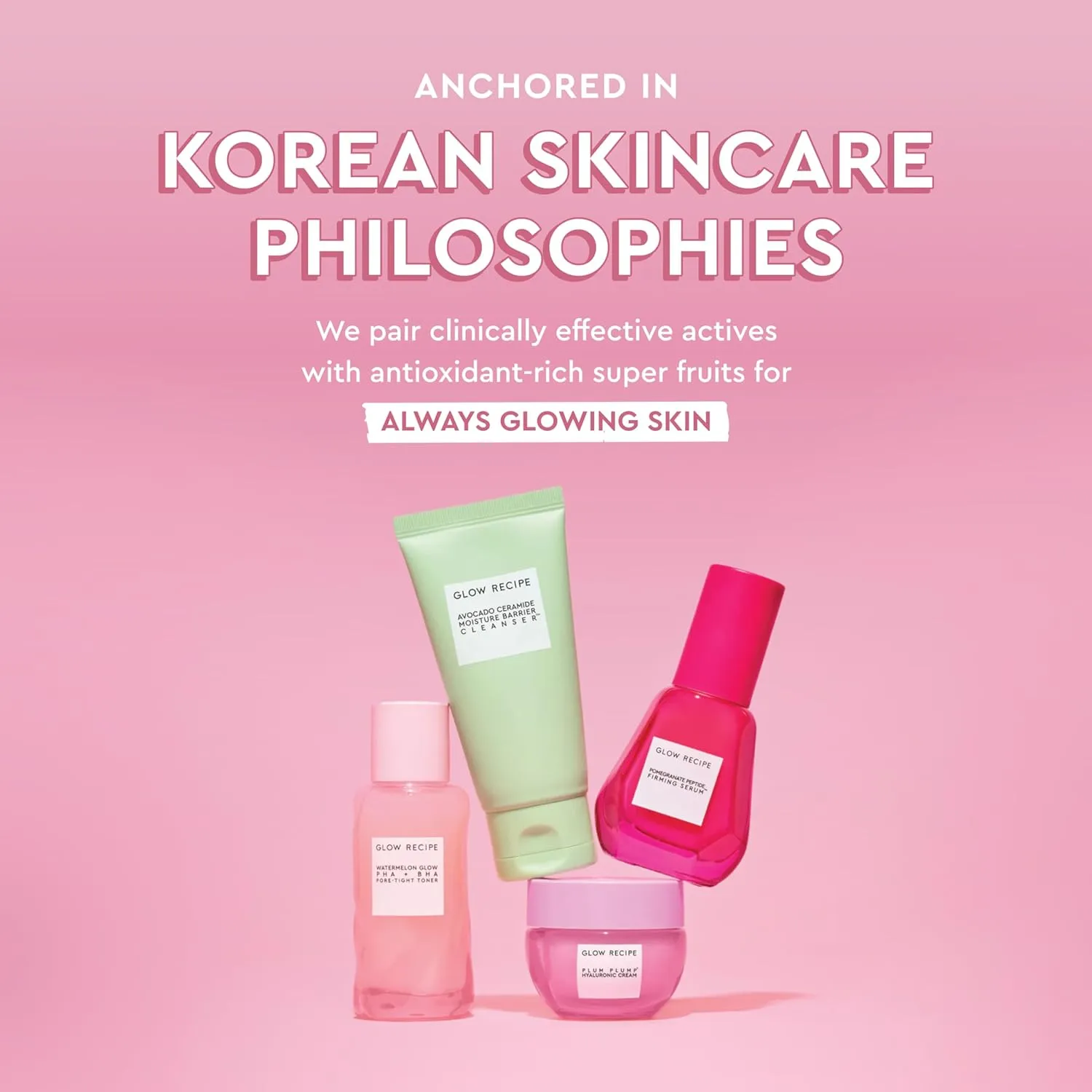 Glow Recipe Plum Plump Hyaluronic Acid Face Cream - Hydrating, Firming & Plumping Facial Moisturizer for Women & Men - Korean Skin Care with Polyglutamic Peptides to Reduce Dry Skin Wrinkles (50ml)