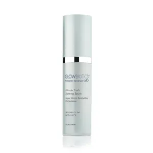 Glowbiotics Ultimate Youth Restoring Serum with Retinol, Probiotics, Vitamin C & Peptides – 5‑in‑1 Firming, Brightening Anti‑Aging Treatment for Face