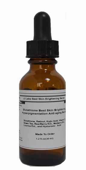 Glutathione Best Skin Brightening, Anti Aging Serum with Hyaluronic Acid (1.2oz)