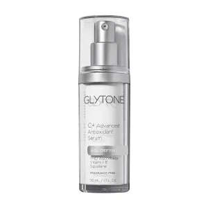 Glytone Age-Defying C  Vitamin C Serum for Face | 20% Vitamin C, E and Squalane Antioxidant Complex | Reduces Fine Lines & Wrinkles | Hydrating & Anti-Aging Facial Serum for All Skin Types | 1 Fl Oz