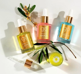 Go Beauty 3-Step Treatment Regimen Bundle - 1fl oz Vitamin C Serum for Boosting Collagen & Elasticity, 1 oz COQ 10 Serum for Energized Skin, & 1 oz Hyaluronic Acid Serum for Dry & Dull Skin